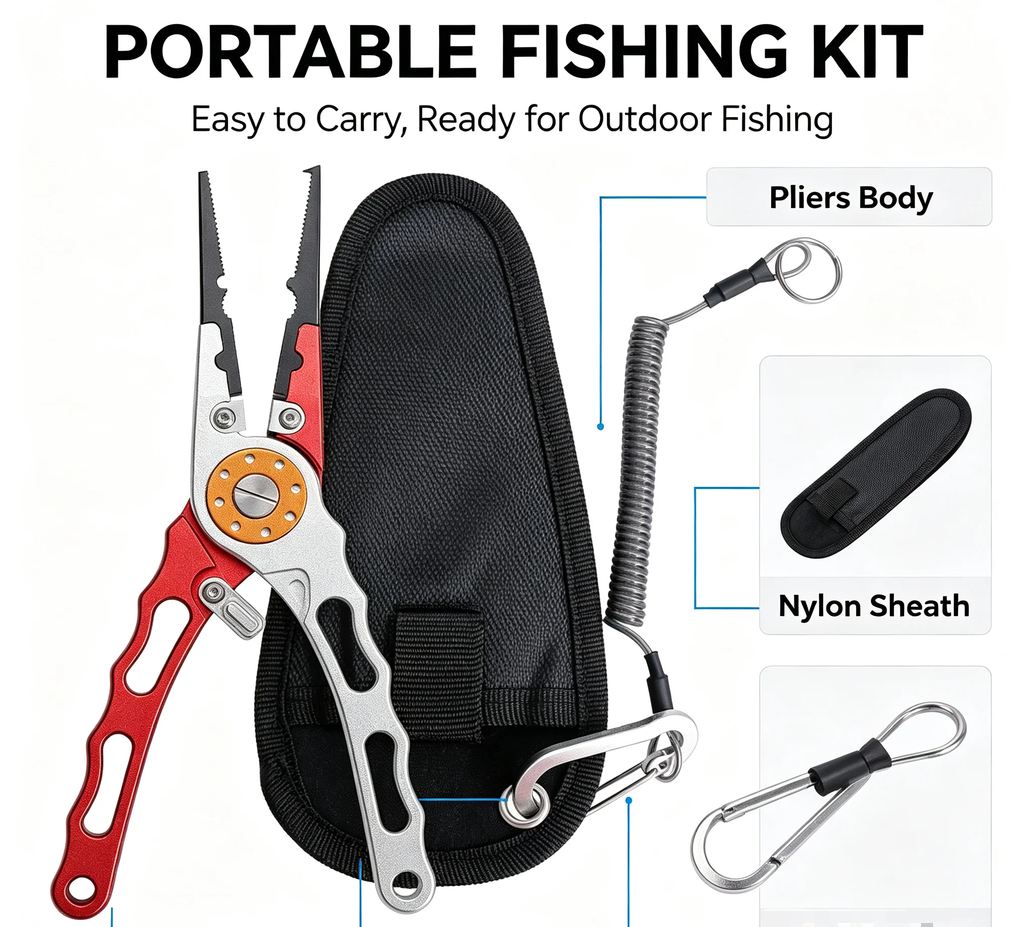 Aluminum Alloy Long Nose Fishi - Fishing Line Cutter ulasan dan harga