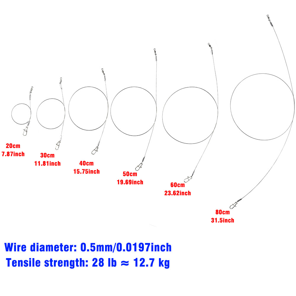 Stainless Steel Fishing Wire L - Leader Line ulasan dan harga