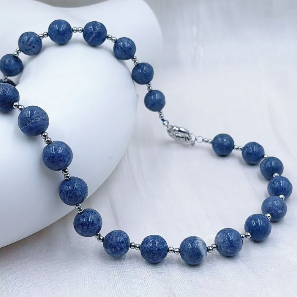 New Style Bohemia Round Blue C - Freshwater Line ulasan dan harga