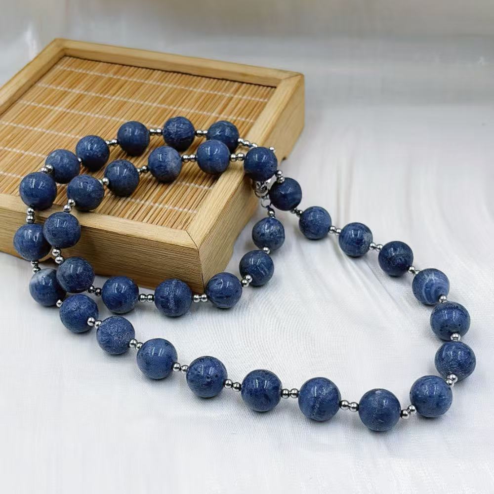 New Style Bohemia Round Blue C - Freshwater Line ulasan dan harga