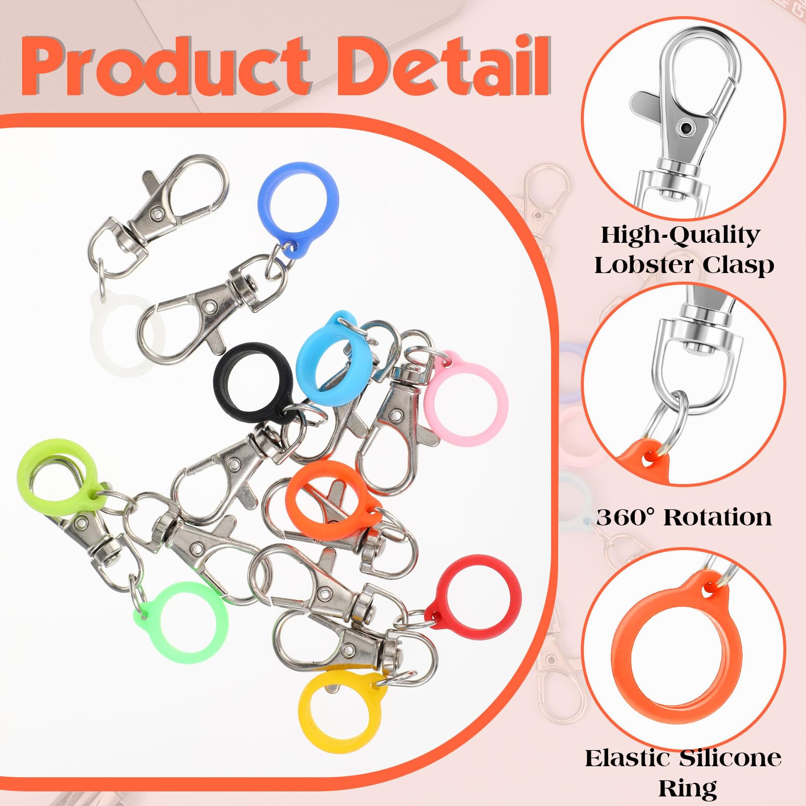 10/20 Pcs Silicone Pen Clip wi - Penn Reel Fierce ulasan dan harga